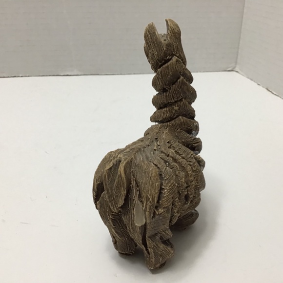 Artesania Rinconada Llama Figurine Carved Animal Collectible Art Uruguay Signed - Picture 3 of 8